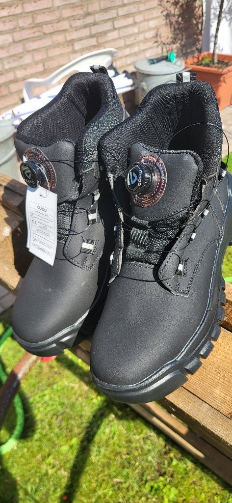 COQU Veiligheidsschoenen M679 - Nieuw in doos, Zwart, Nieuw, Ophalen of Verzenden, Werkschoenen
