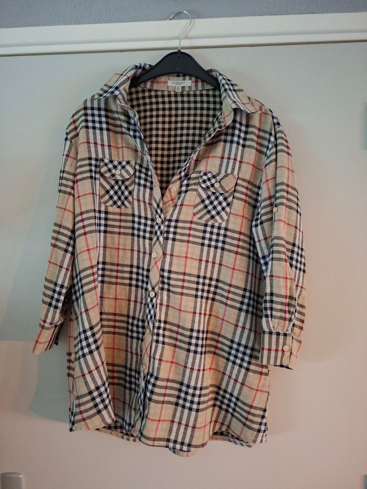 burberry blouse maat XL, Burberry, Ophalen of Verzenden, Zo goed als nieuw, Maat 46/48 (XL) of groter