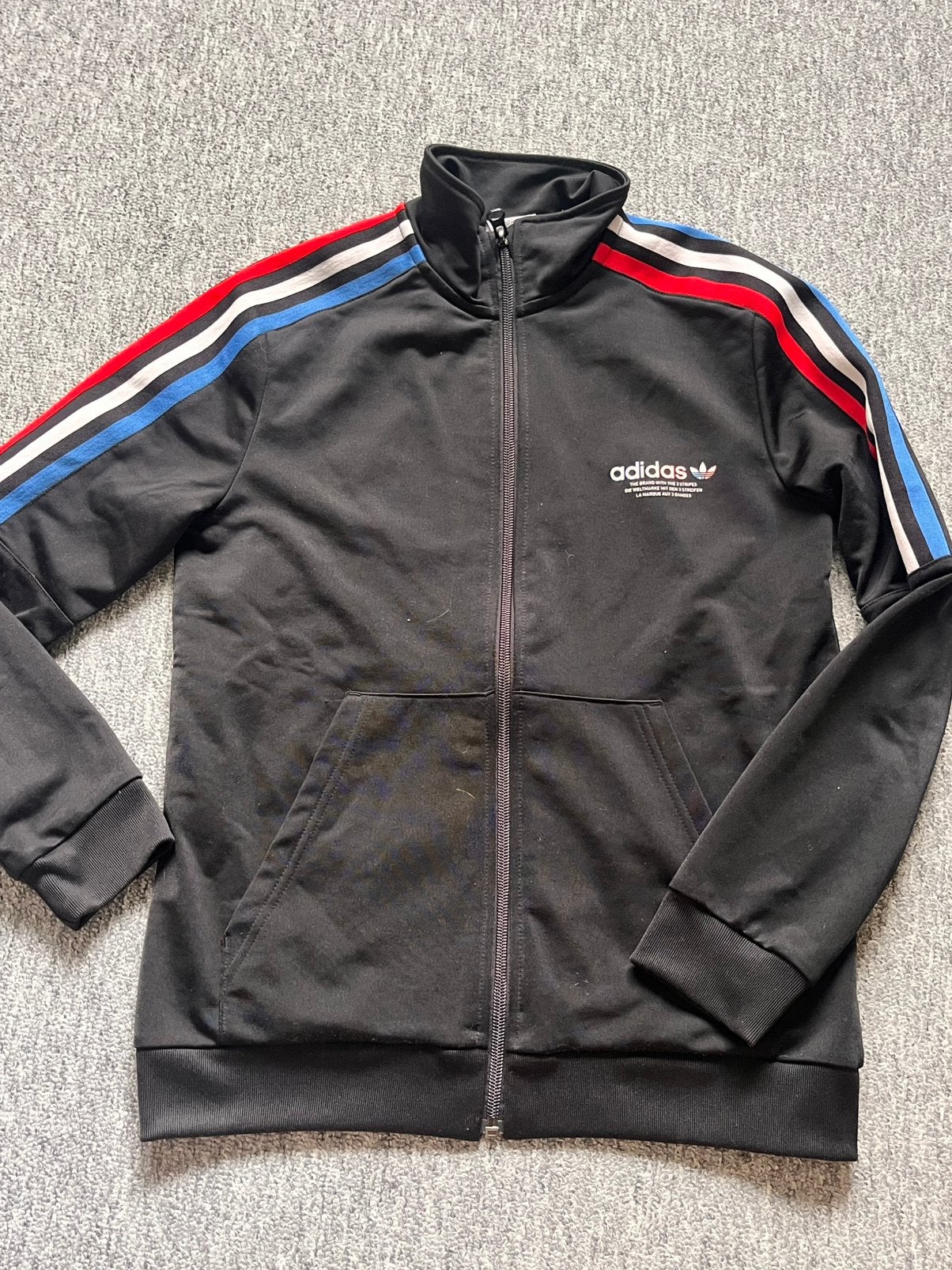 Adidas trainingjack maat 152, Verzenden, Zo goed als nieuw, Jongen of Meisje