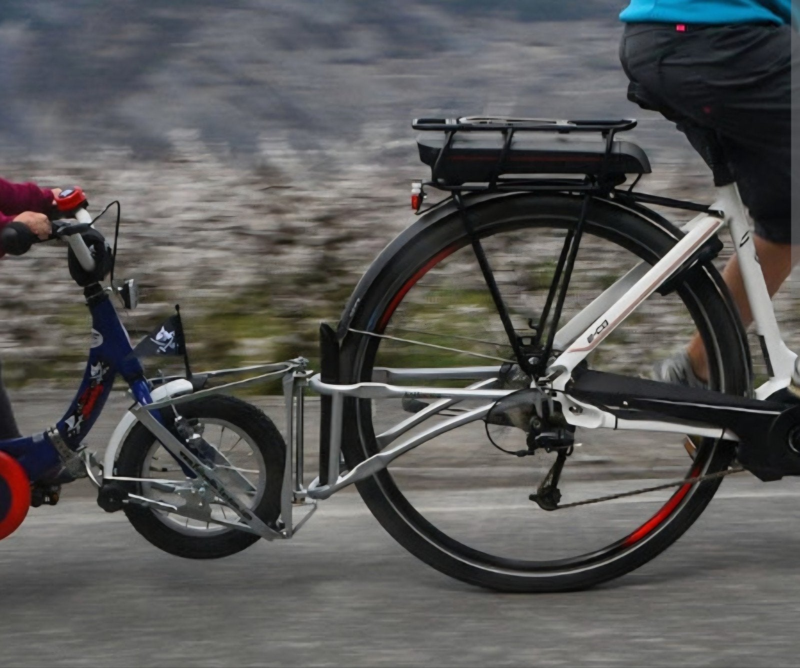 Follow Me Tandem Koppeling voor Kinderfiets, Ophalen of Verzenden, Gebruikt