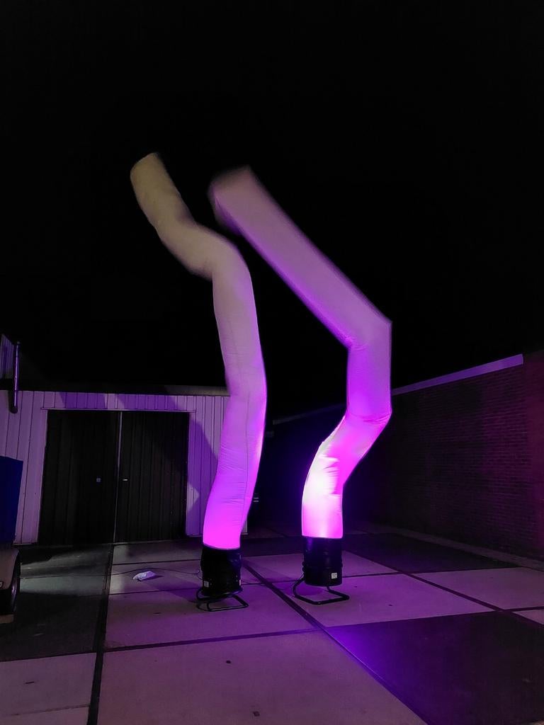 Skytube huren met verlichting Gekkepoppen Hengelo, Ophalen of Verzenden, Zo goed als nieuw, Overige