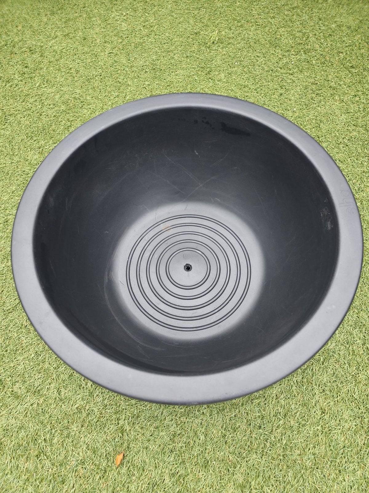 Elho Pure Grade Bowl 47 - Zwarte Plantenbak, Tuin en Terras, Bloempotten, Kunststof, Gebruikt, 40 cm of meer, Rond