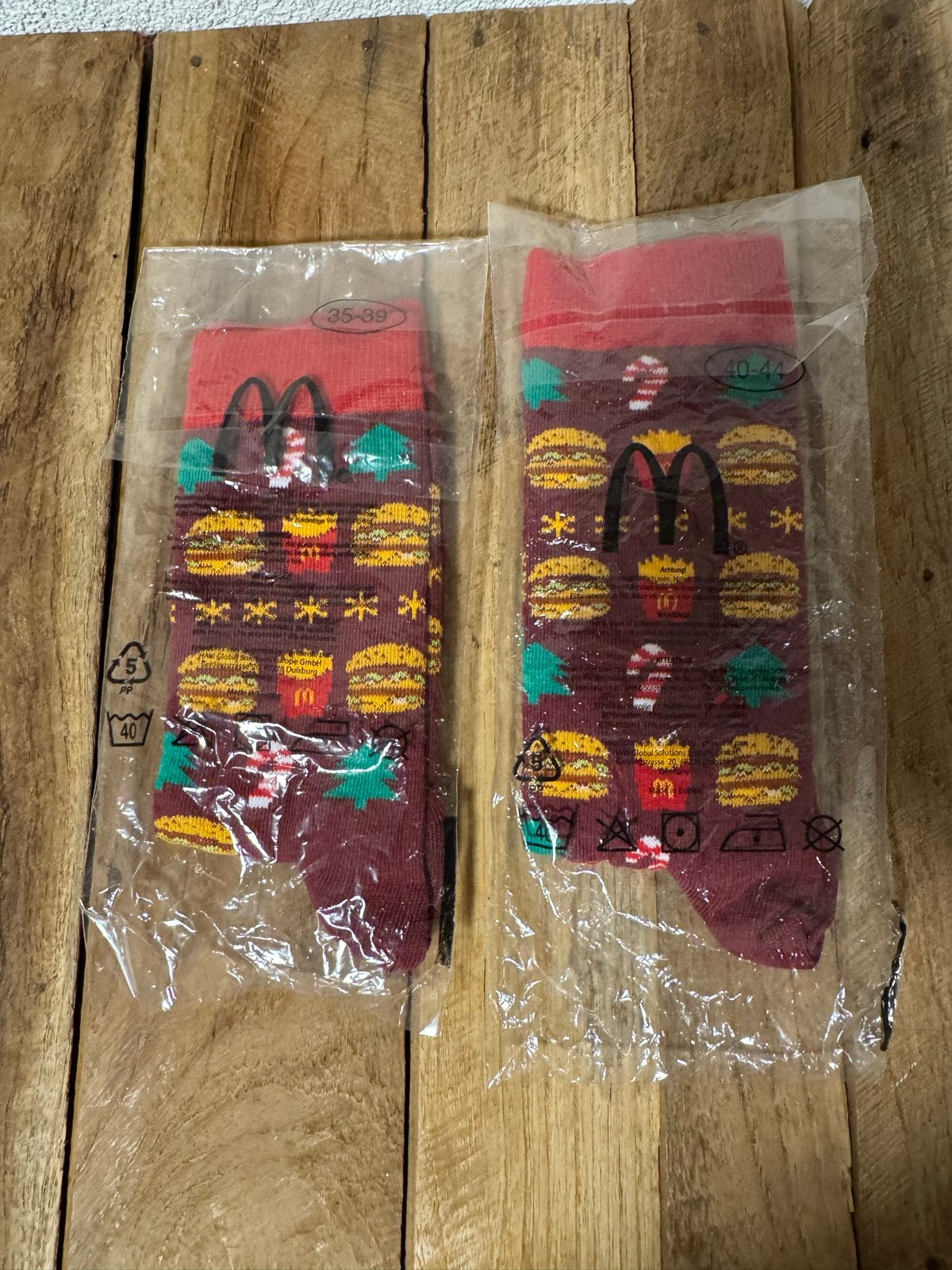 McDonald's Kerstsokken - Nieuw in verpakking, Ophalen of Verzenden, Nieuw, Maat 39 t/m 42, Overige kleuren