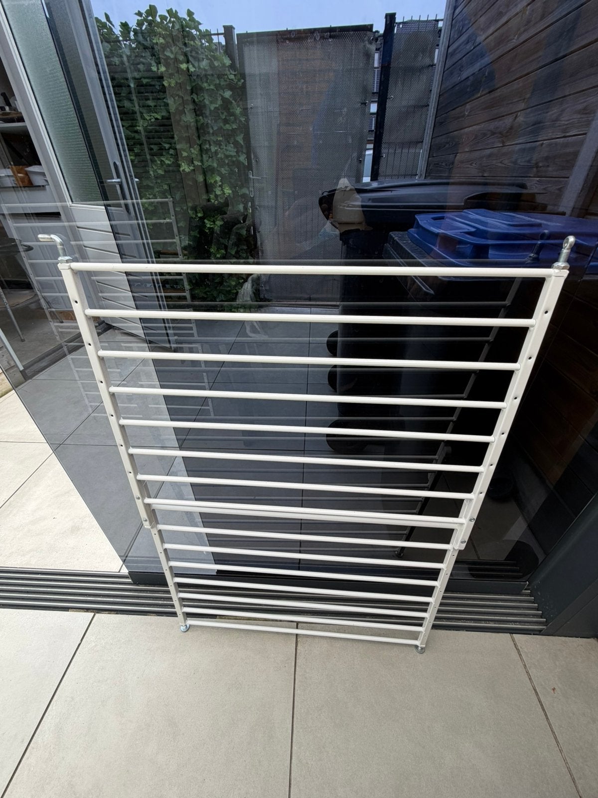 Trappen hekje Jules, Ophalen, 100 tot 115 cm, Zo goed als nieuw, Klemhekje