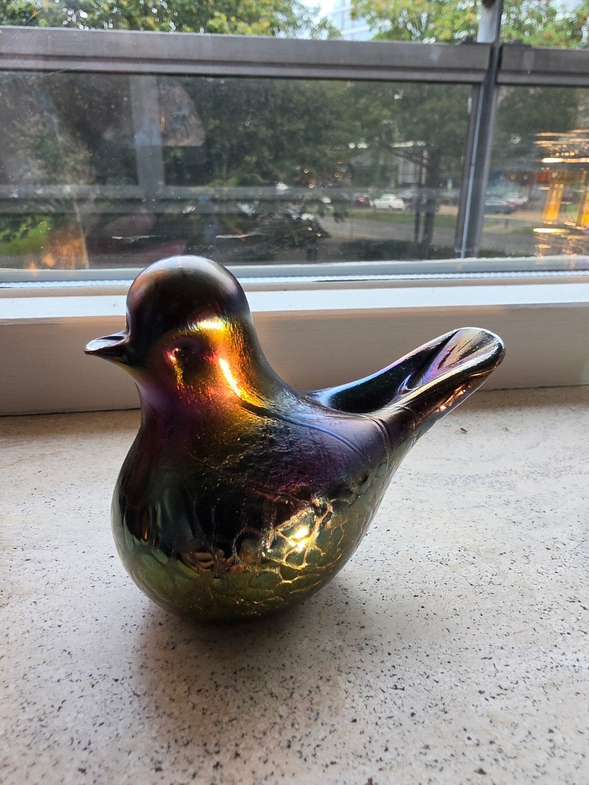 Phoenician Glass Malta bird, Antiek en Kunst, Ophalen of Verzenden