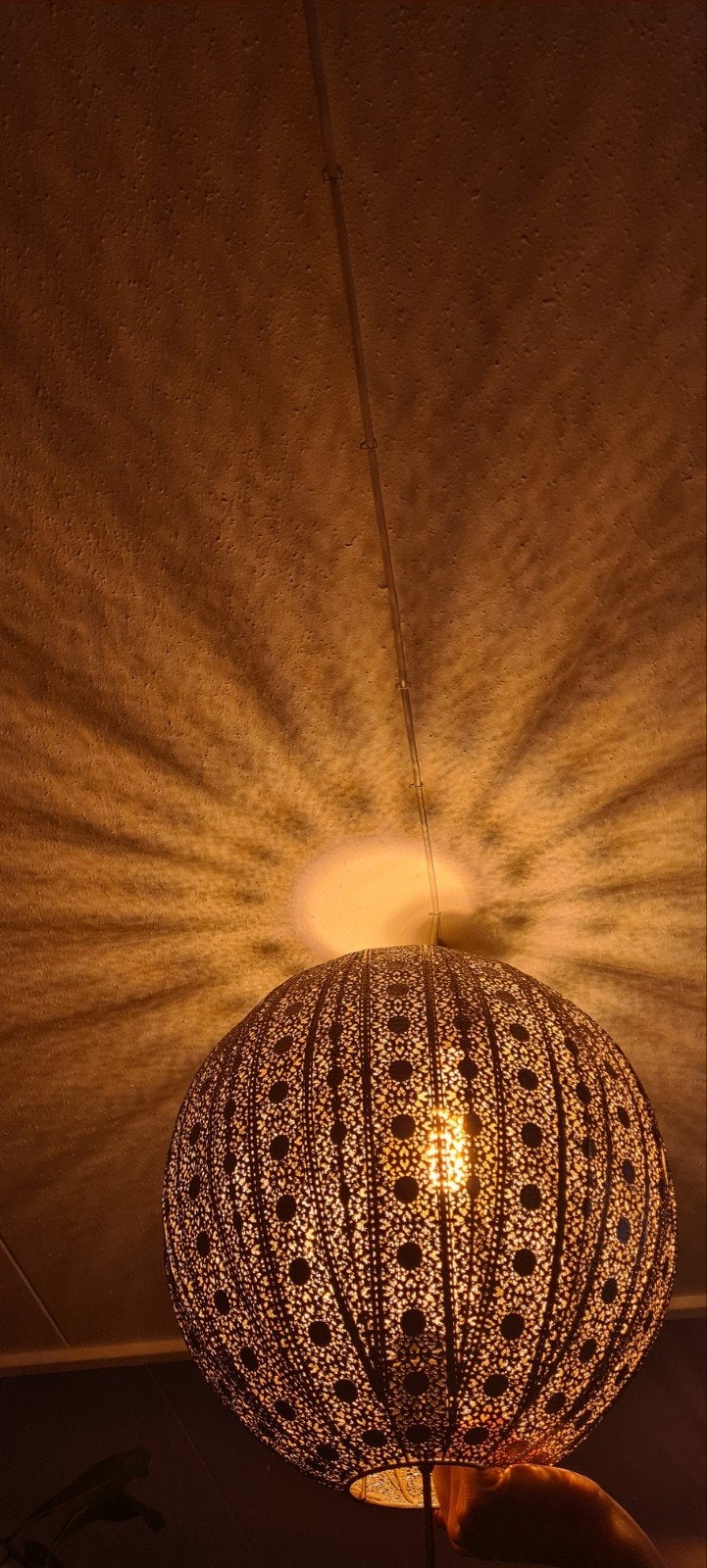 prachtige plafond lamp, Ophalen of Verzenden, Zo goed als nieuw