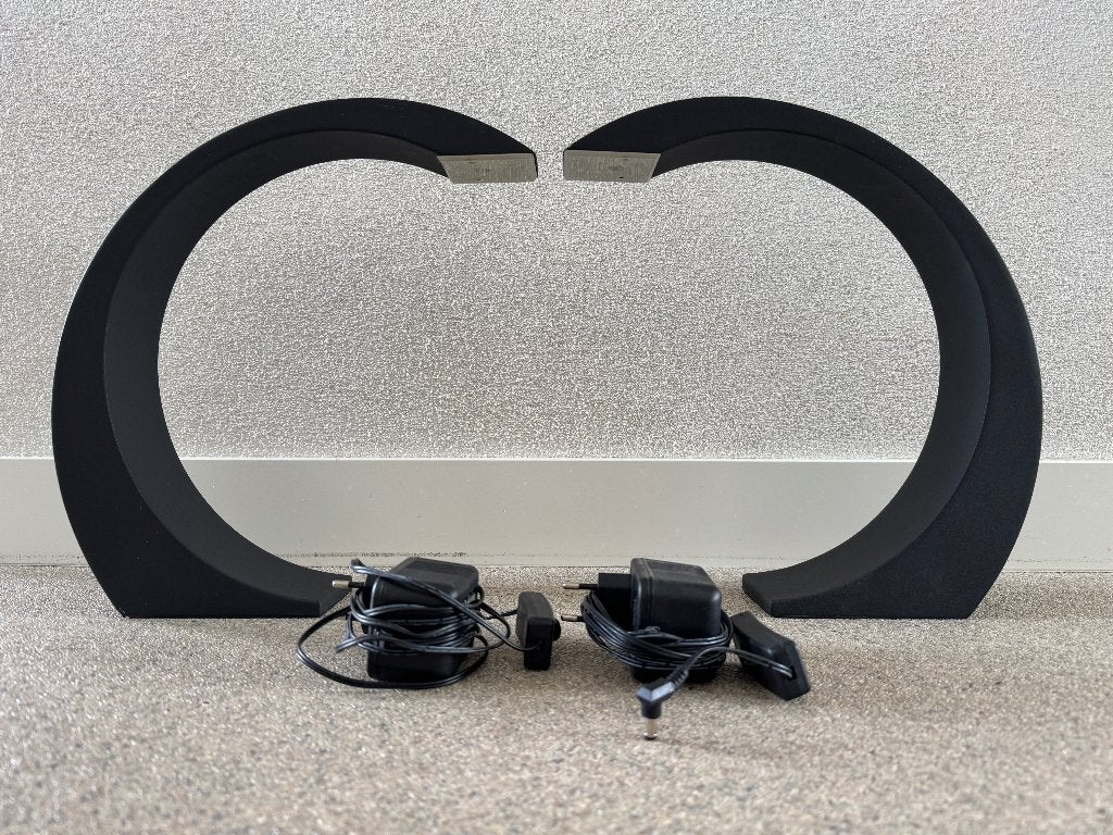 Nachtlampjes, 230 volt, mat zwart, 2 stuks, Overige typen, Gebruikt, Ophalen of Verzenden, Zwart