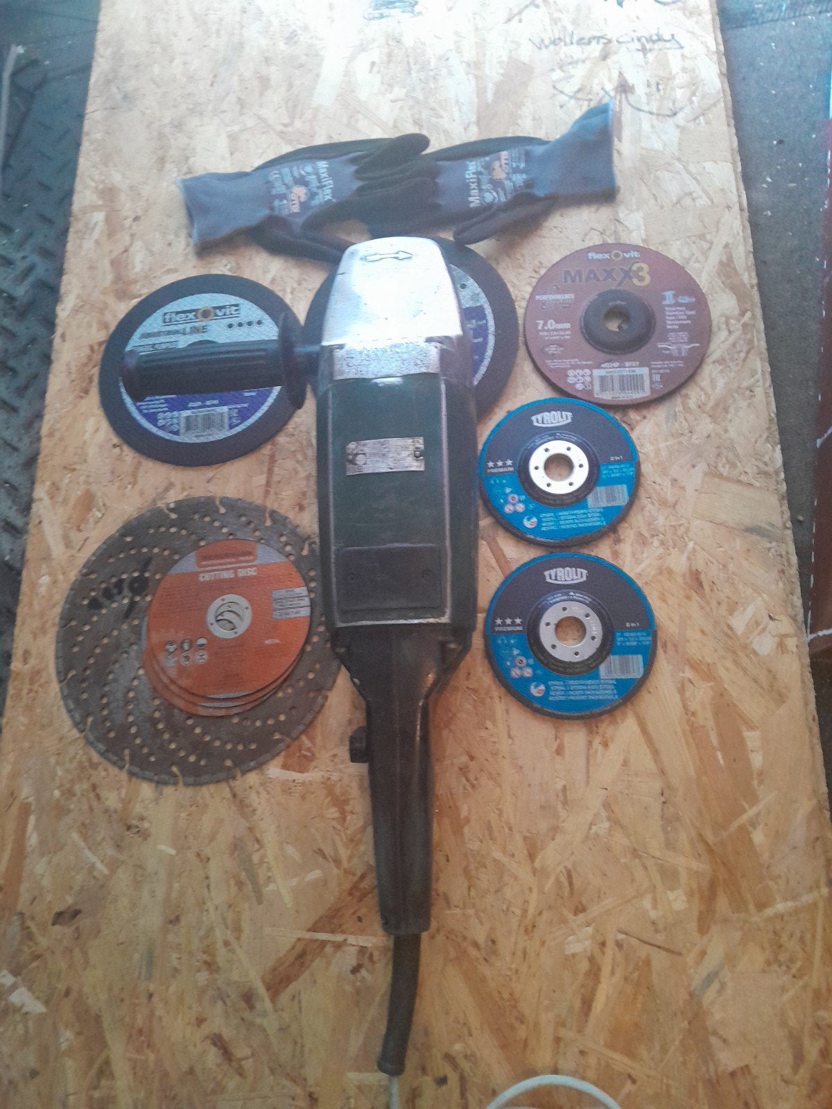 Metabo grote slijptol zie omschrijving, Doe-het-zelf en Verbouw, Gereedschap | Slijpmachines, Nieuw, Haakse handslijpmachine, 1000 watt of meer