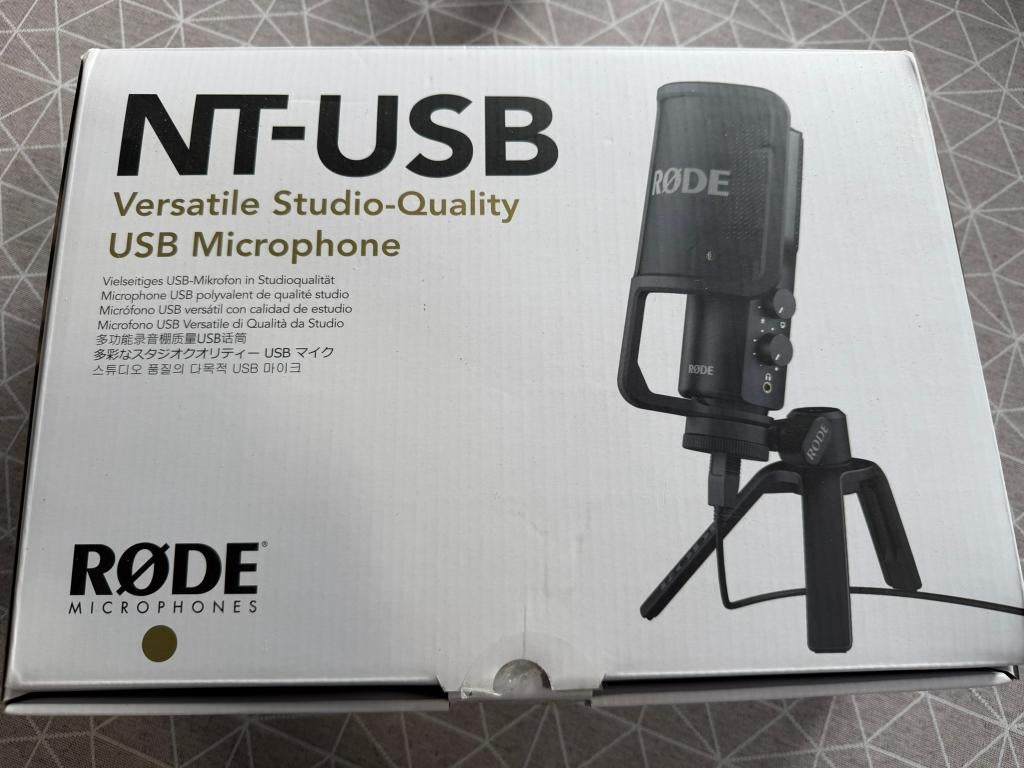 Røde NT-USB microfoon, Ophalen of Verzenden, Zo goed als nieuw, Studiomicrofoon