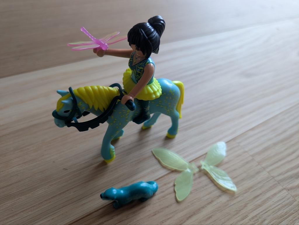 Playmobil Elfje 9137 met paard en accessoires, Ophalen of Verzenden, Gebruikt
