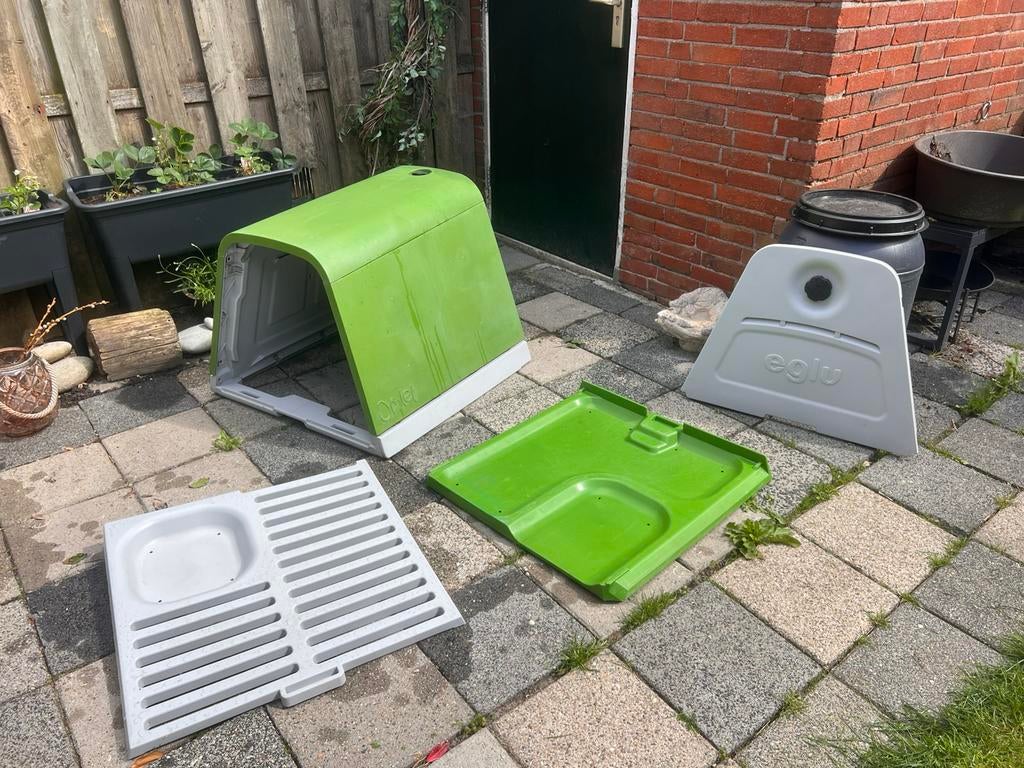 Omlet kippenhok met ren ZGAN!!, Ophalen, Zo goed als nieuw, Kippenhok of Kippenren