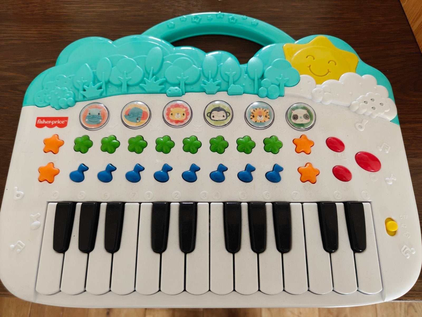 Fisher-Price Muziekpiano met Dieren en Geluiden, Kinderen en Baby's, Ophalen, Zo goed als nieuw