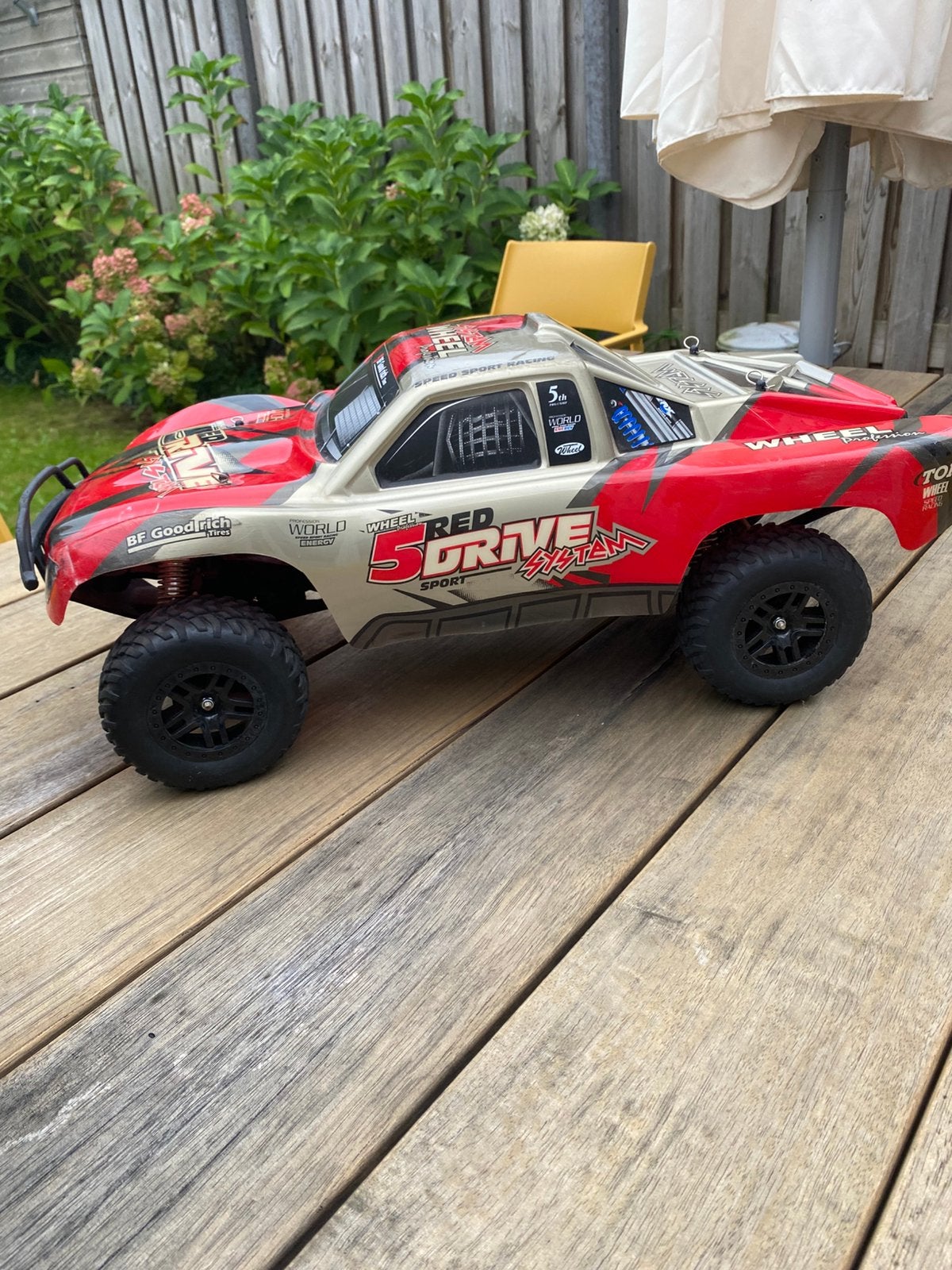 Huanqi 727 short course truck 1:10 roller, Ophalen of Verzenden, Gebruikt, Auto offroad