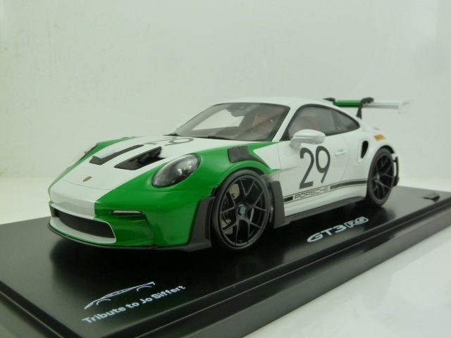 Spark Porsche 911 992 GT3 RS Jo Siffert 1:18 WAP0215100SGT3, Hobby en Vrije tijd, Ophalen of Verzenden, Nieuw, Auto, Overige merken