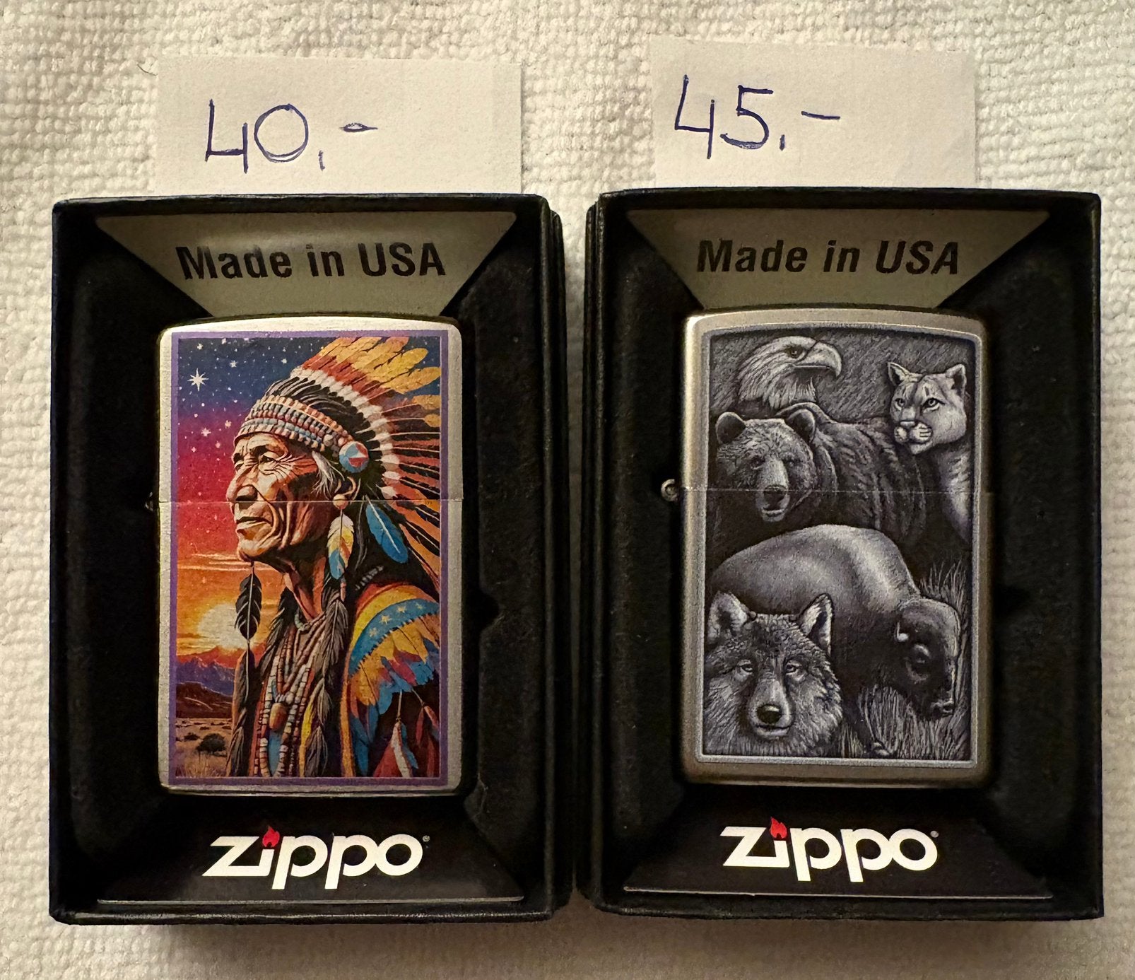 ZIPPO'S ( 2 STUKS ), Ophalen of Verzenden, Nieuw, Aansteker