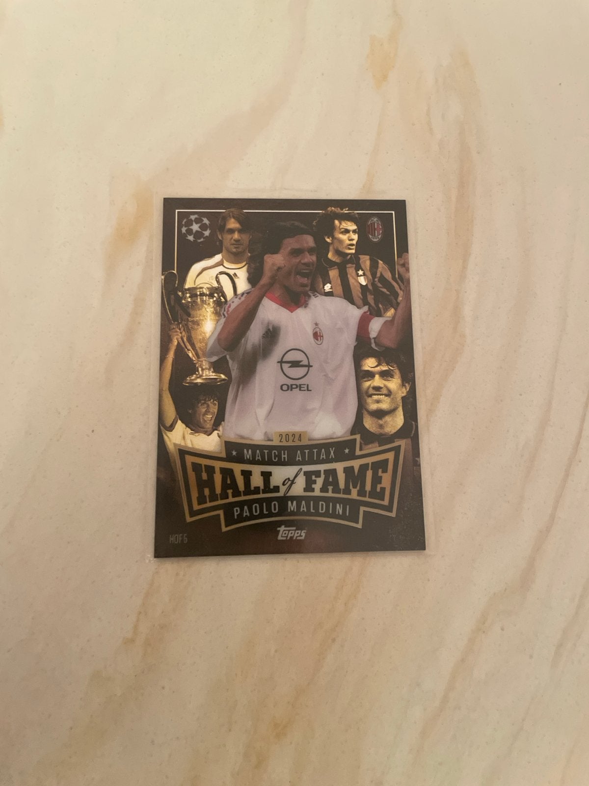 Paolo Maldini Match Attax Hall of Fame kaart 2024, Ophalen of Verzenden, Nieuw, Buitenlandse clubs, Spelerskaart
