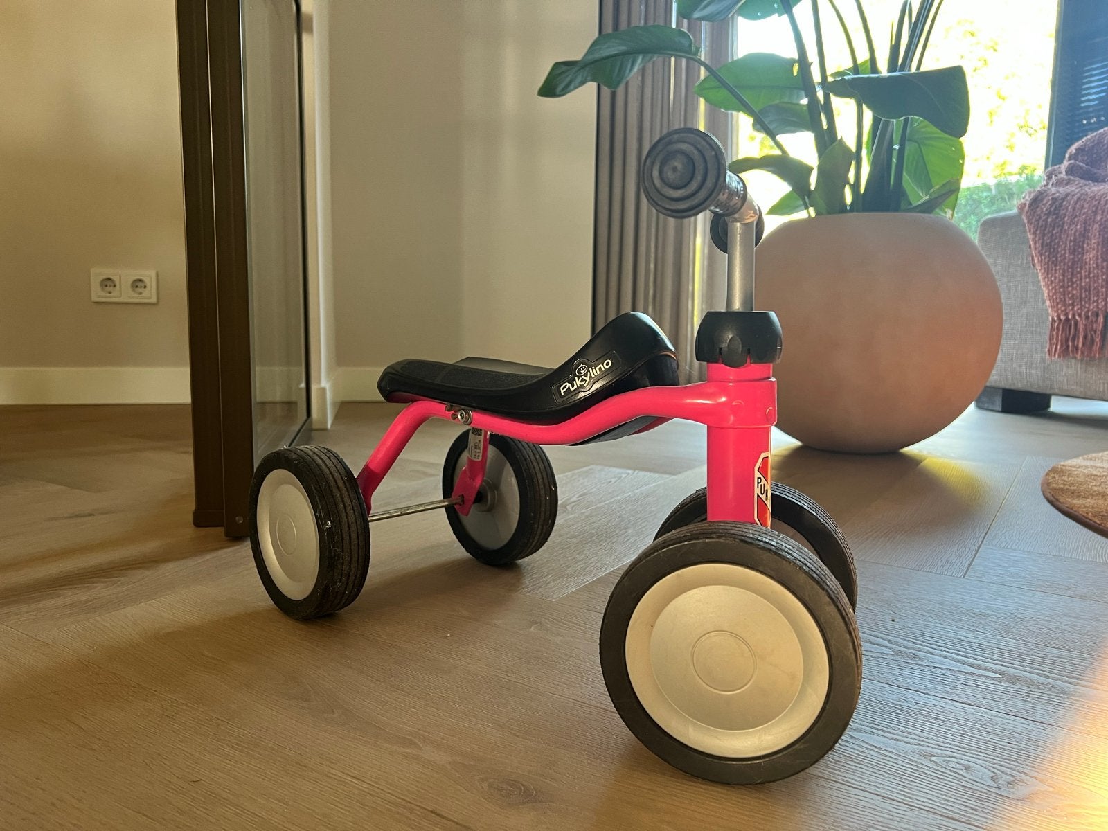 Puky Pukylino loopfiets roze, Ophalen of Verzenden, Gebruikt