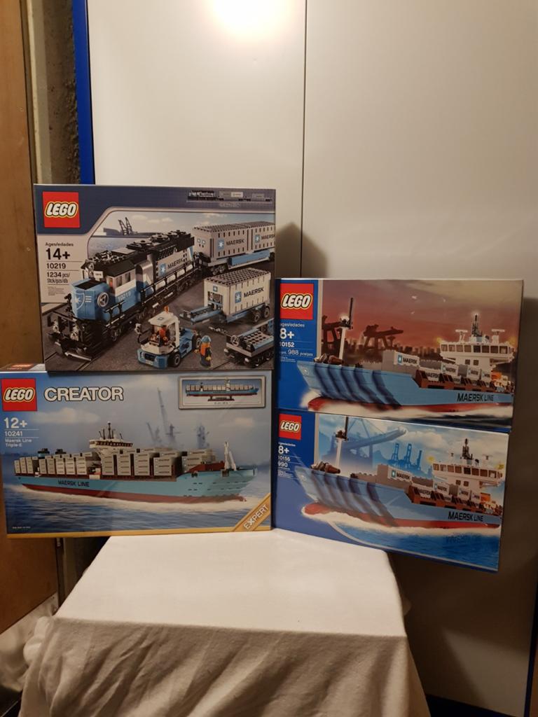 Lego 10219 10155 10152 10241, Kinderen en Baby's, Speelgoed | Duplo en Lego, Lego, Nieuw, Ophalen of Verzenden, Compleet