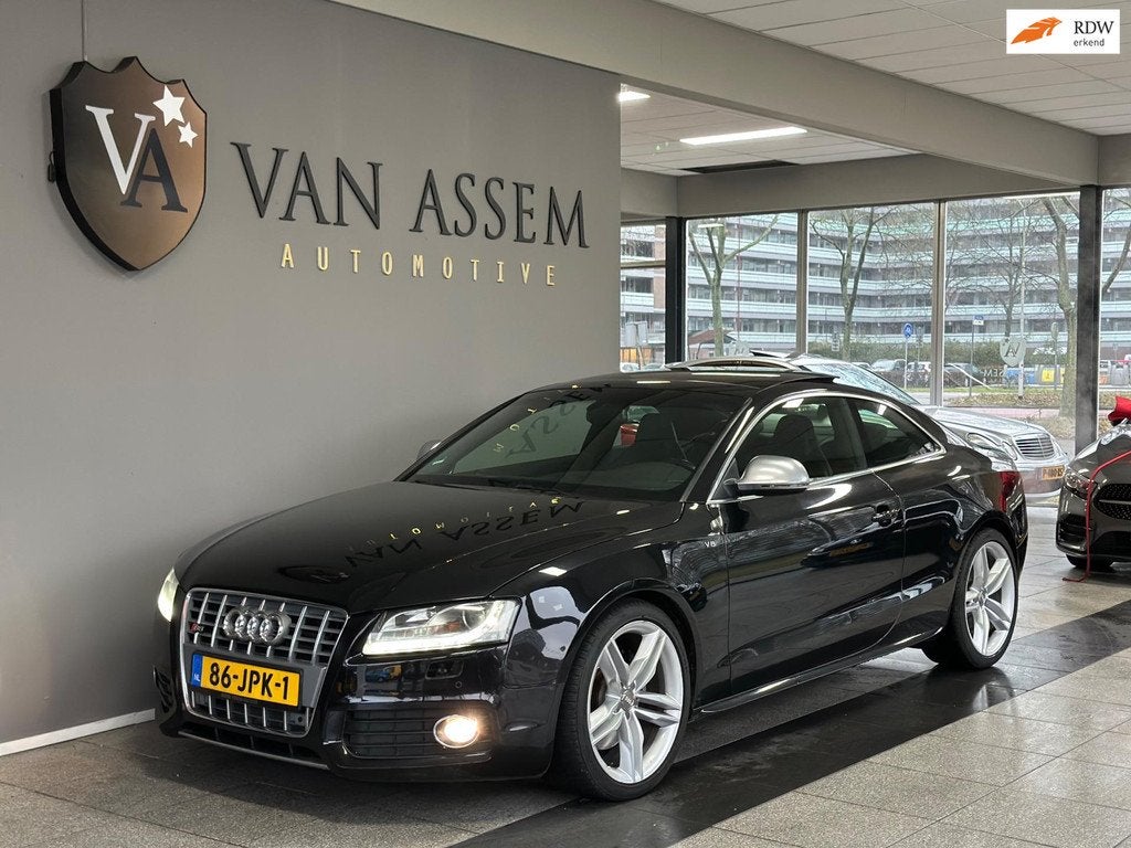 Audi A5 Coupé 4.2 FSI S5 quattro|PANO|LEES TEKST!, Auto's, Audi, Bedrijf, Te koop, A5, 4x4, ABS, Achteruitrijcamera, Airbags, Bi-Xenon koplampen