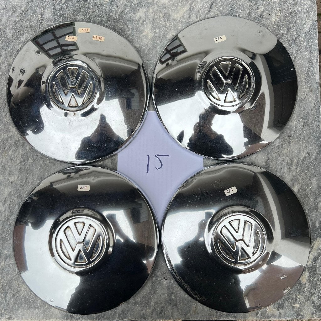 VW Chromen Wieldop 4x130 Kever Karmann Ghia 68 (15), Ophalen of Verzenden, Gebruikt