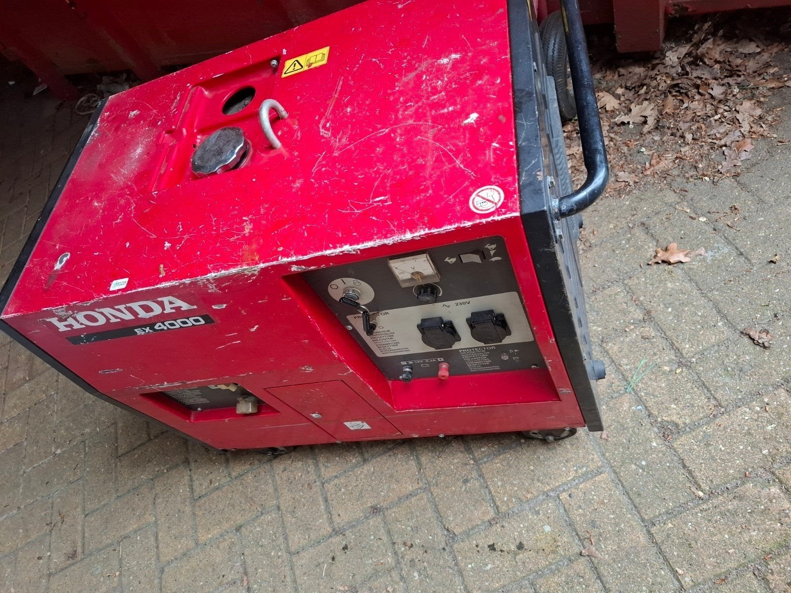 honda aggregaat generator 230volt, Ophalen, Minder dan 5 kVA, Benzine, Elektrisch startend