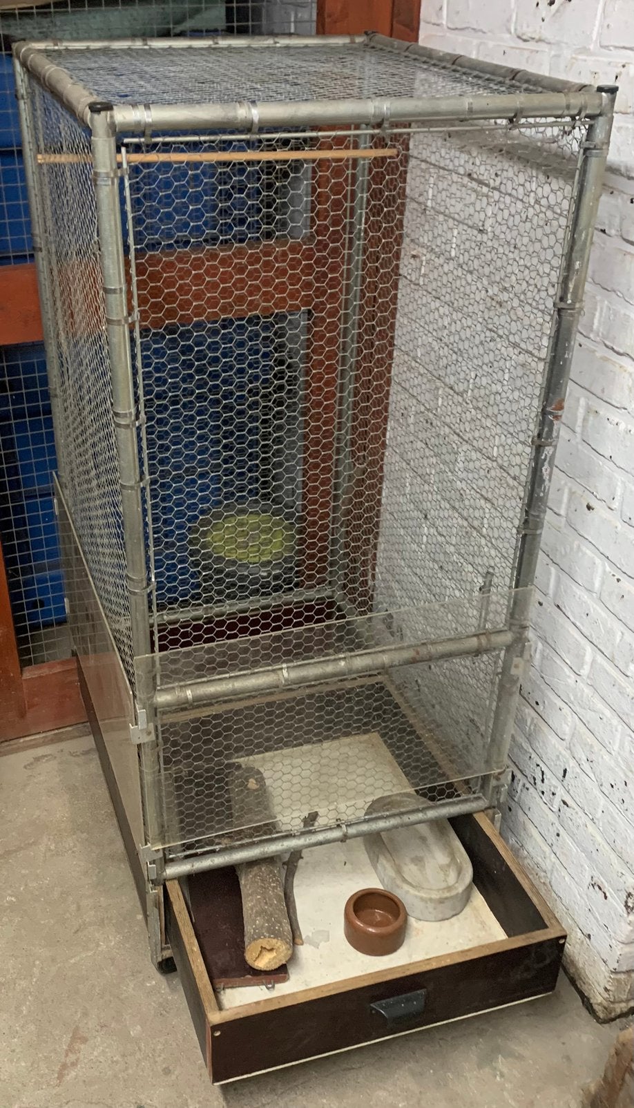 Professionele, fraaie, gebruikte vogelkooi, dierenkooi, Dieren en Toebehoren, Ophalen, Gebruikt, Metaal, Overige typen
