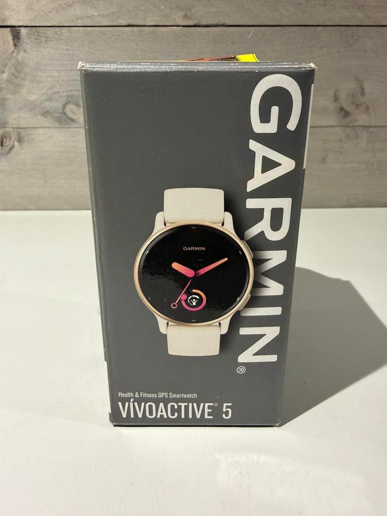 Garmin Vivoactive 5 cream gold - ivoor, Ophalen of Verzenden, Zo goed als nieuw, Nvt, Roze