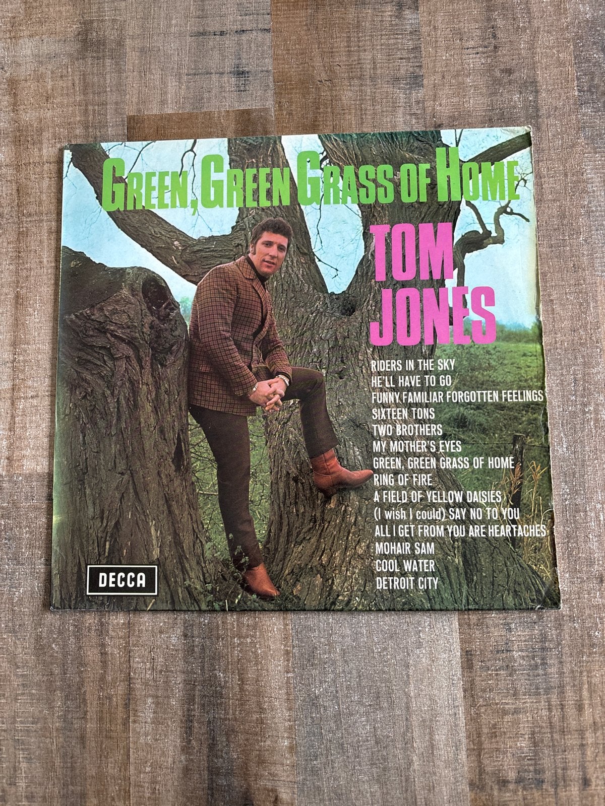 Tom Jones - Green, Green Grass of Home LP (Decca), LP, Gebruikt, Pop, Ophalen of Verzenden