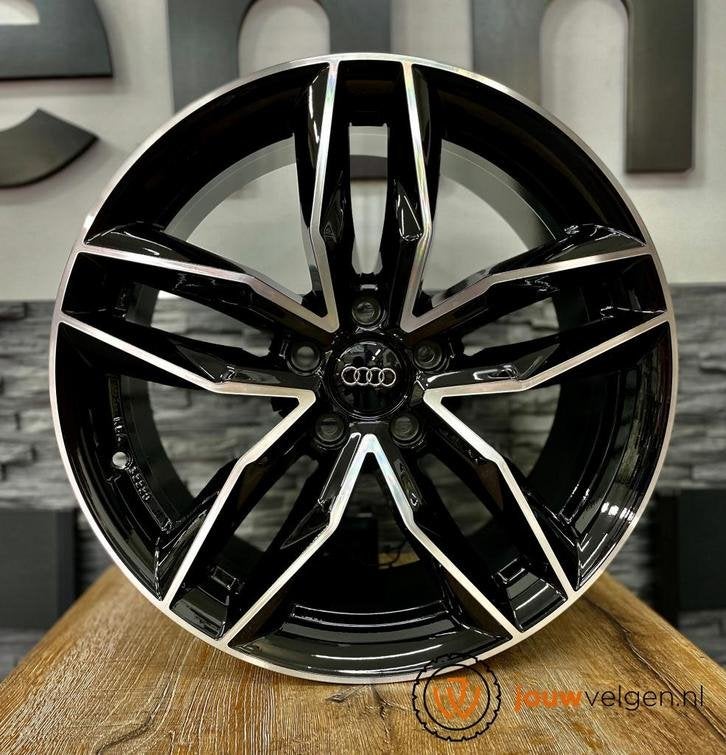 Audi A3 A4 A5 A6 style velgen 18 19 20 inch black nieuw!, Niet ingevuld, 18 inch, Velg(en), Niet ingevuld