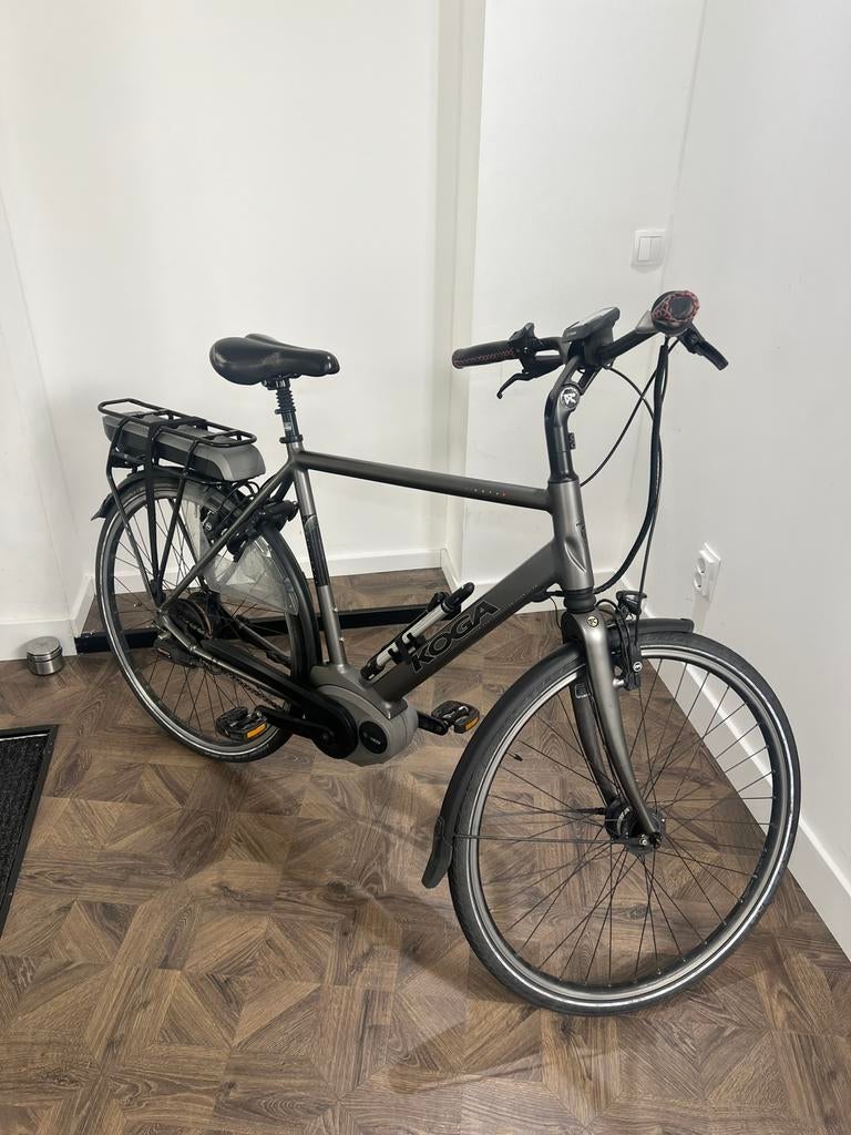 Koga E-nova bosch active line 300wh, Velgrem, Versnellingen, Zo goed als nieuw, 57 tot 61 cm