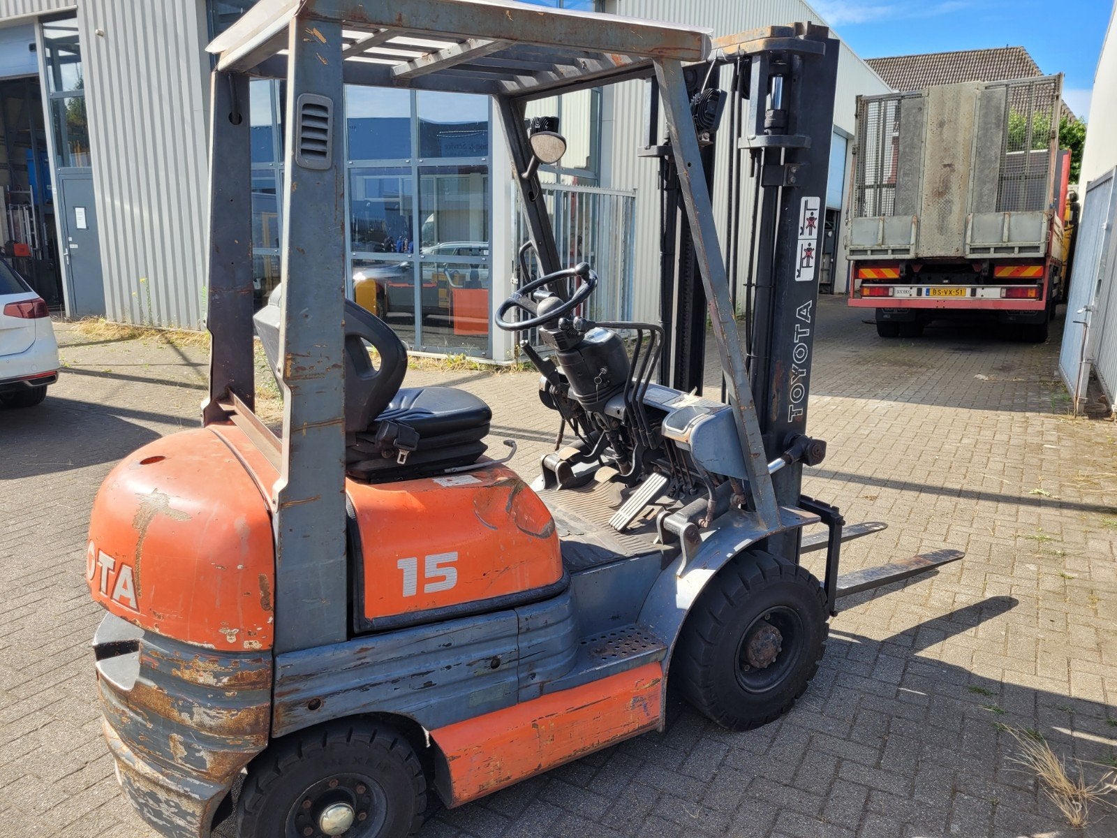 Toyota 02-6FDF15 diesel Heftruck, Zakelijke goederen, Machines en Bouw | Heftrucks en Intern transport, 1000 tot 2000 kg, Ophalen of Verzenden
