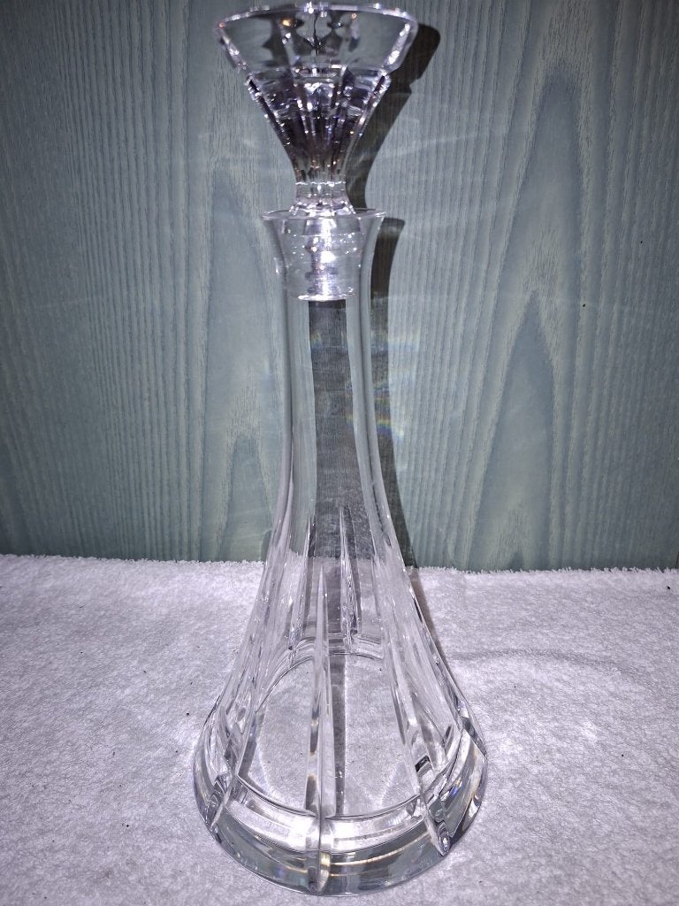 zware kristallen karaf, jaren 1950-60, Ophalen of Verzenden
