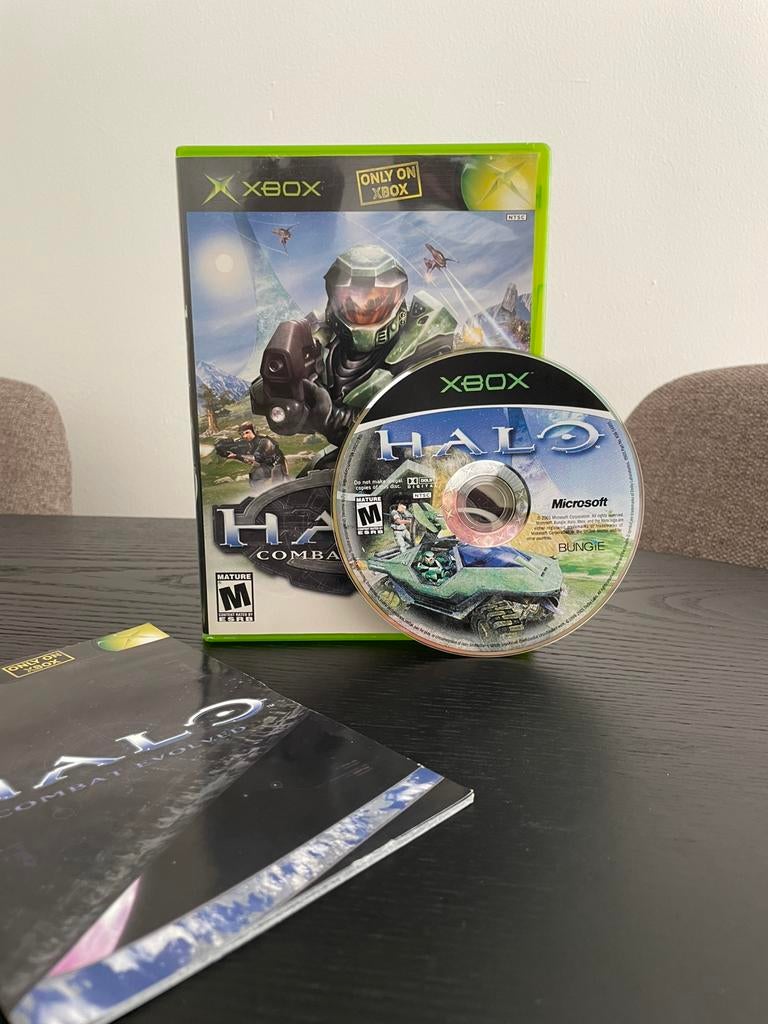 Halo Combat Evolved [Xbox] - Compleet (NTSC), Spelcomputers en Games, Games | Xbox Original, Gebruikt, Shooter, 3 spelers of meer
