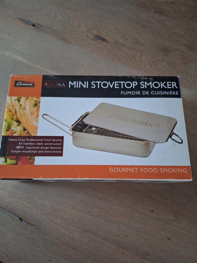 Mini stovetop smoker, camerons, Ophalen of Verzenden, Nieuw