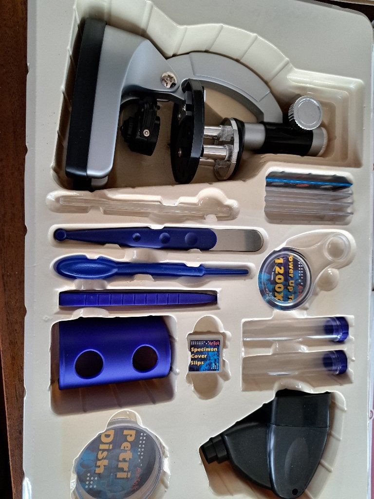 microscoop, Audio, Tv en Foto, Optische apparatuur | Microscopen, Ophalen of Verzenden, Zo goed als nieuw, 1000x of meer, Biologische microscoop