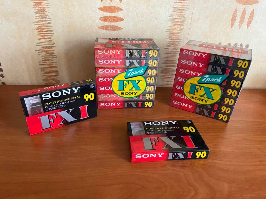 Nieuwe Sony FX1 90 cassettebandjes, Overige genres, 1 bandje, Ophalen of Verzenden, Zo goed als nieuw