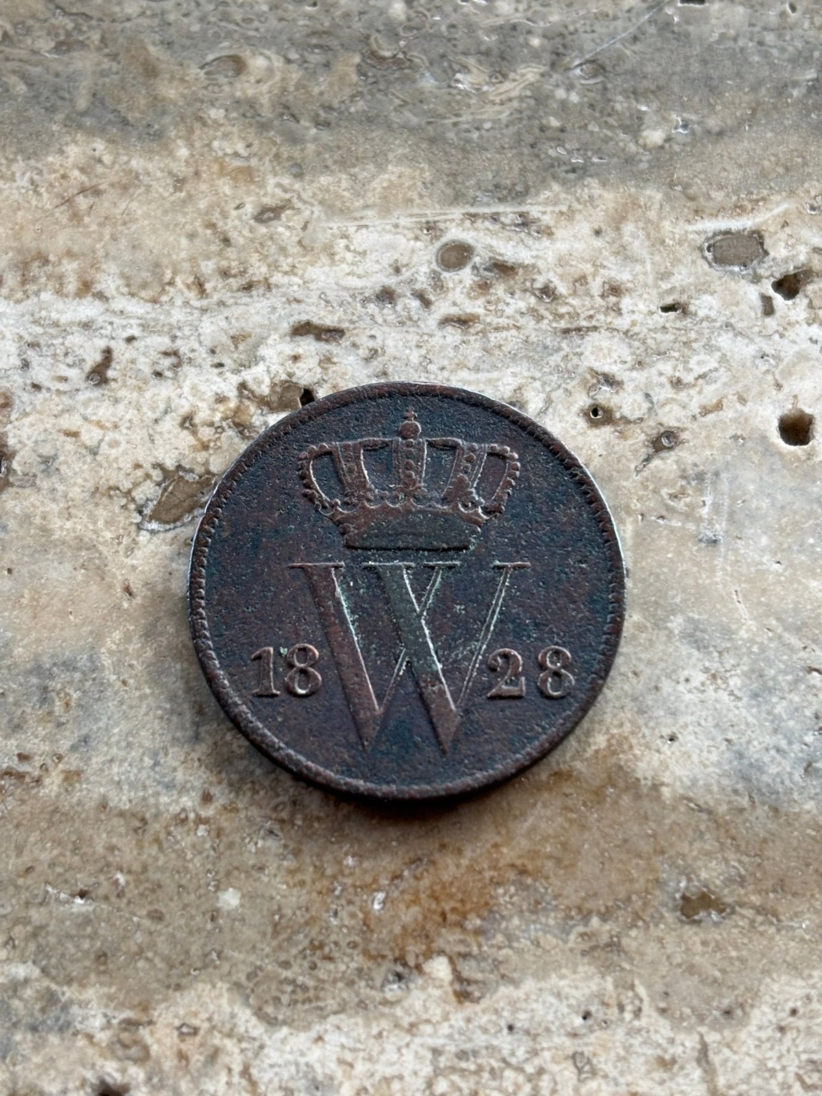 1 cent 1828 willem III, mooie kwaliteit, Postzegels en Munten, Munten | Nederland, Ophalen of Verzenden, Koning Willem III, 1 cent