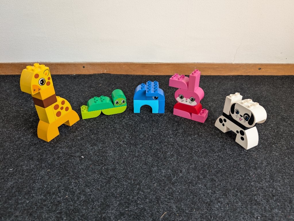 Duplo Creatieve dieren (10573) compleet, Ophalen, Gebruikt, Compleet, Duplo