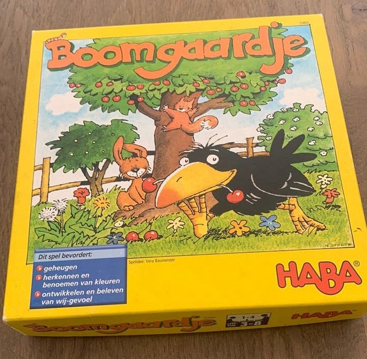 HABA Boomgaardje Kinderspel 3-8 jaar, Ophalen, Zo goed als nieuw