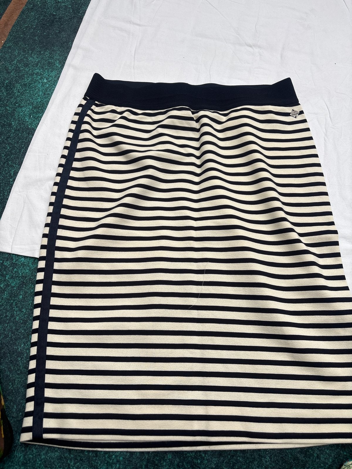Gestreepte rok &CO Woman XXL, Zwart, Maat 46/48 (XL) of groter, Ophalen of Verzenden, Zo goed als nieuw