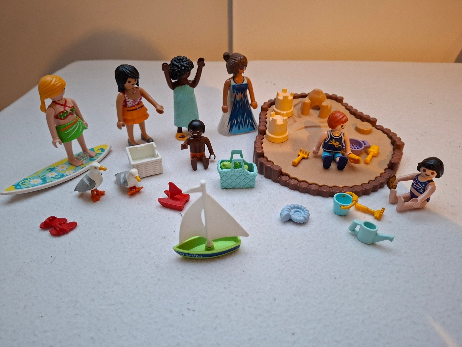 Playmobil strand set met figuren en accessoires