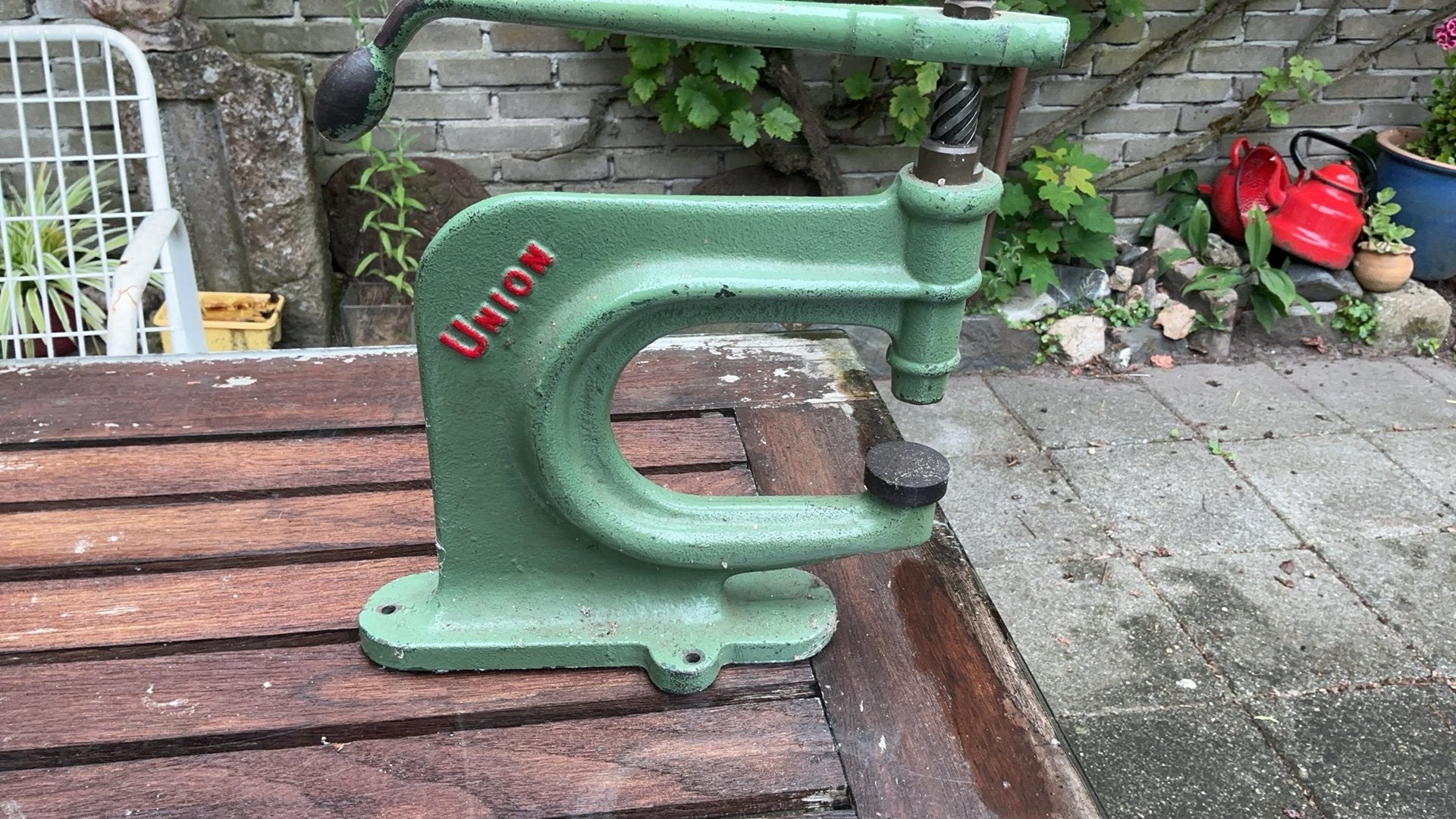 Union Spindelmachine, Ophalen