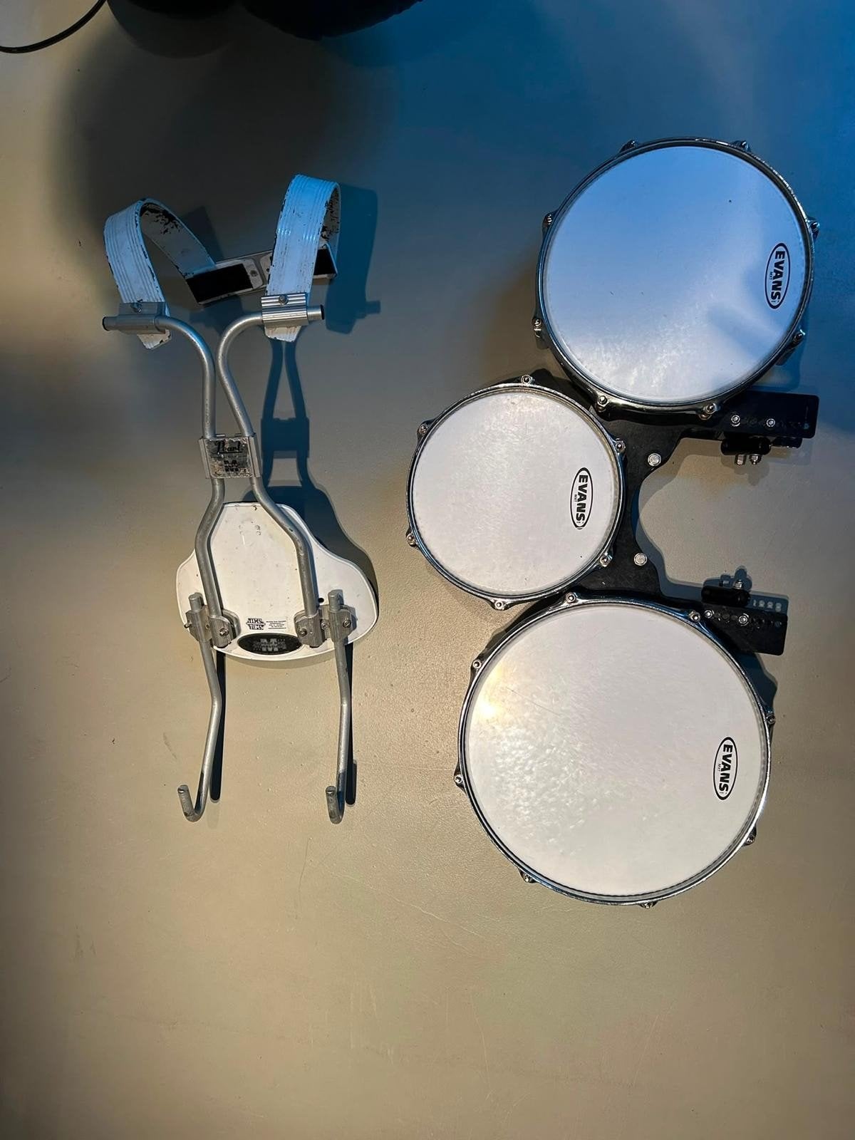 Gebruikte Marching Drums Set - Compleet met Drager, Ophalen of Verzenden, Gebruikt