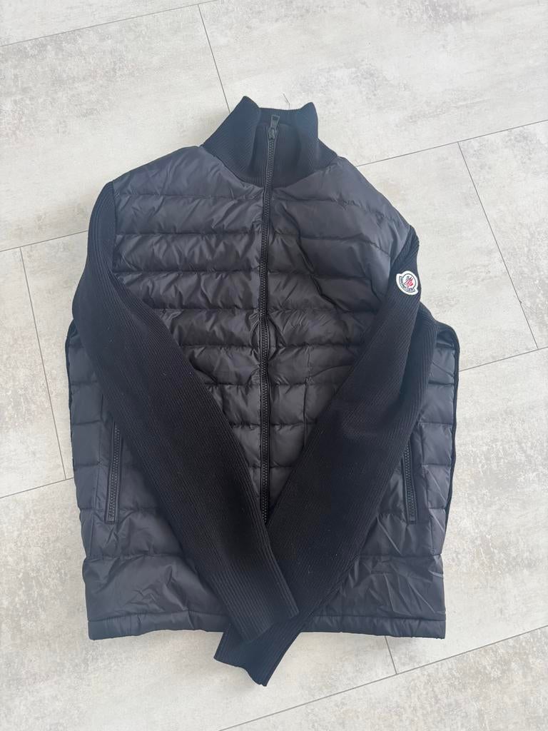 Moncler Cardigan jas van donsveren, Ophalen of Verzenden, Zo goed als nieuw, Overige maten, Zwart