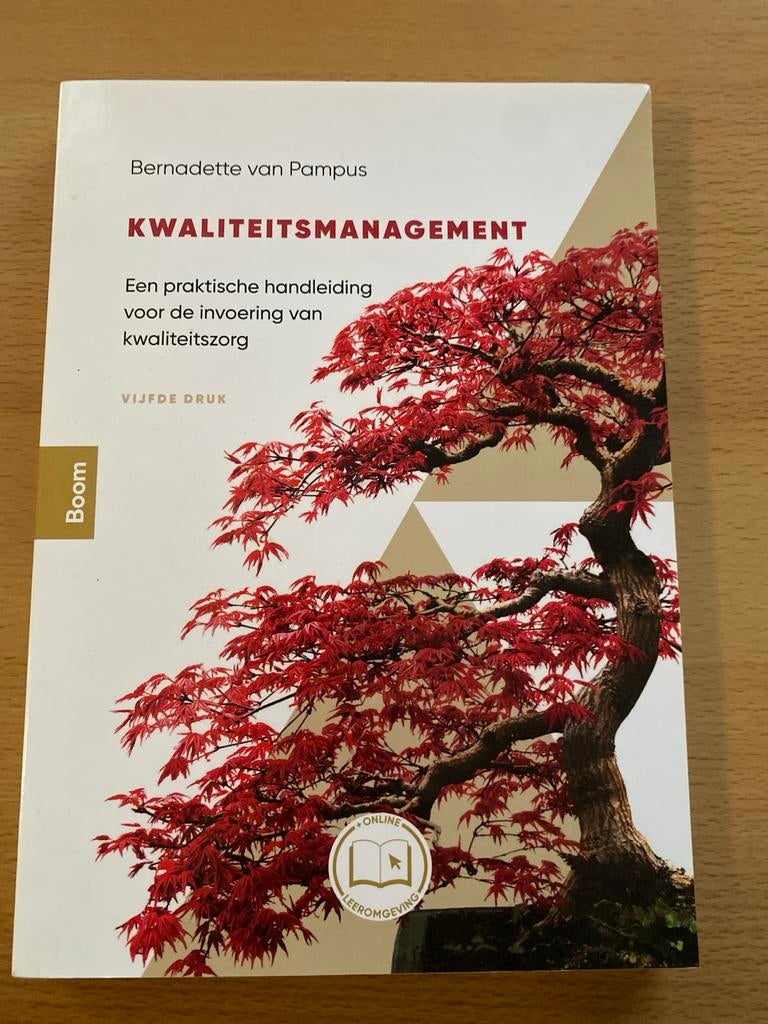 Kwaliteitsmanagement - Bernadette van Pampus, Ophalen of Verzenden, Gamma, Gelezen, HBO