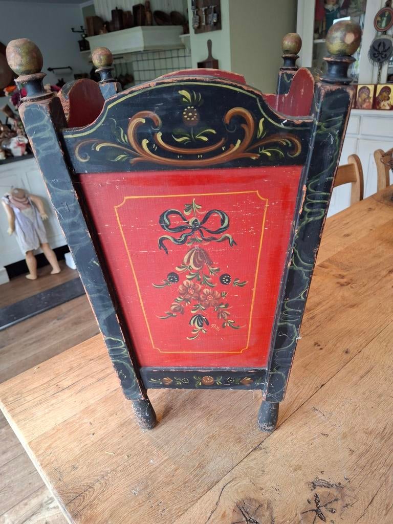 Antieke handgeschilderde paraplubak, Ophalen of Verzenden