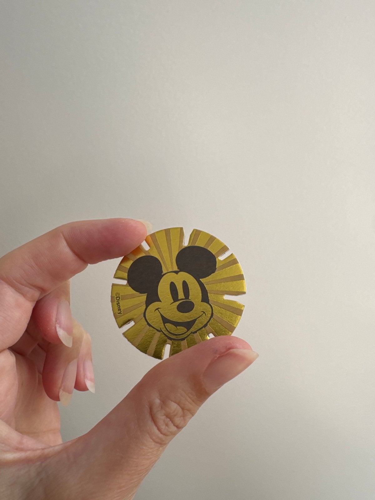 Gouden Disney diskey - Mickey Mouse (code gebruikt), Ophalen of Verzenden, Mickey Mouse, Gebruikt, Overige typen