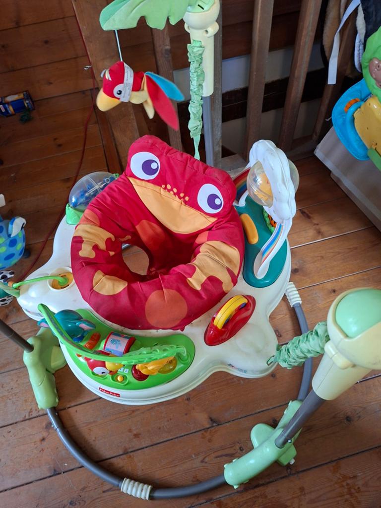 Fisher-Price Rainforest Jumperoo - Baby Jumper, Ophalen, Gebruikt, Met geluid