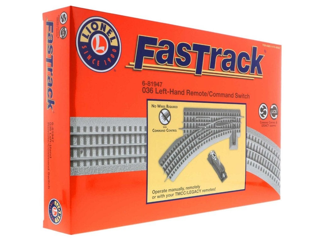 Lionel Spoor 0 6-81947 - Elektrisch wissel links in ovp, Overige merken, Wisselstroom, Nieuw, Rails