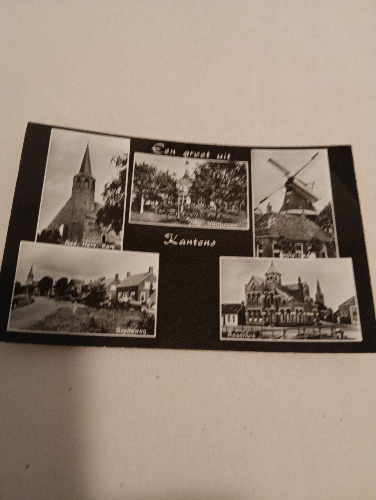 Oude Ansichtkaart Kantens - Diverse Gezichten, Ophalen of Verzenden, 1960 tot 1980, Gelopen, Groningen